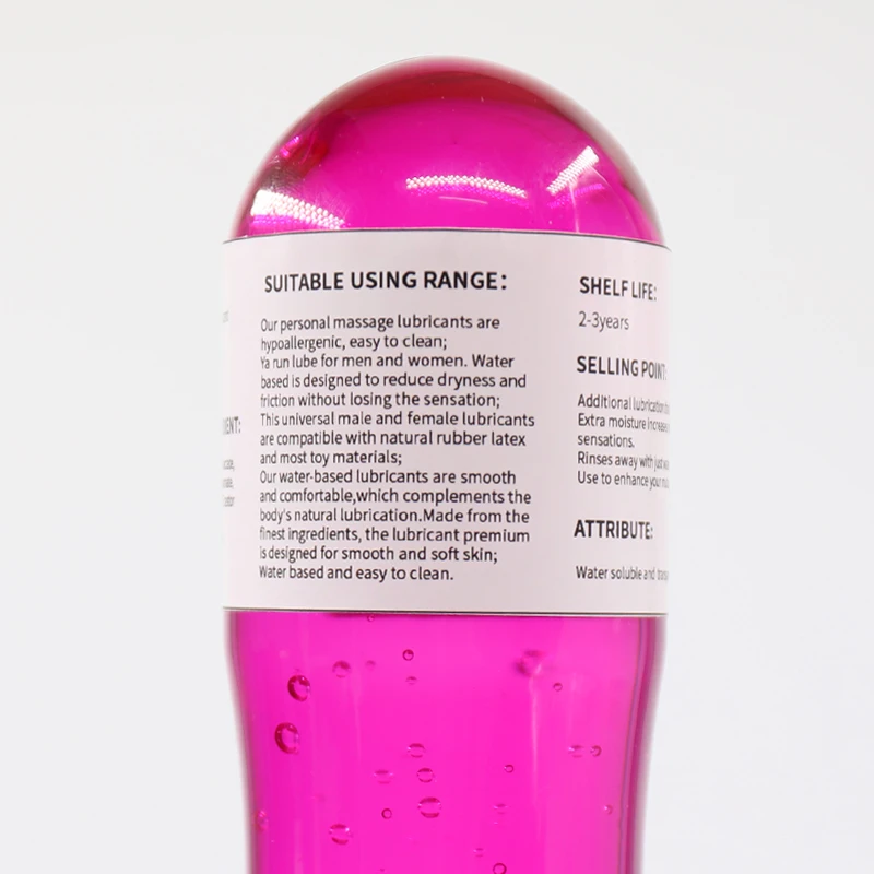 Haijie 2020 New Non-Greasy Lubricant Gel Sex Vaginal Anus Personal Waterbased Massage Lubricant For Unisex