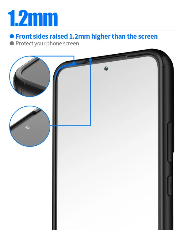 Blueo transparent protective case For samsung galaxy s21 ultra s 21 plus s22ultra s22plus for samsung luxury phone case