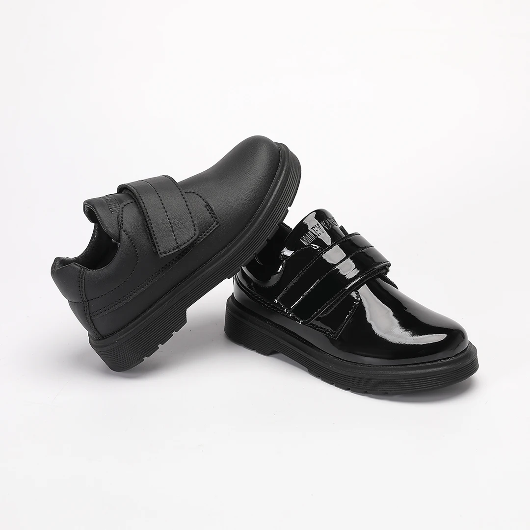 Wholesale Hot sale boys hard sole leather shoes black leather performance English wind dress performance students leather shoes