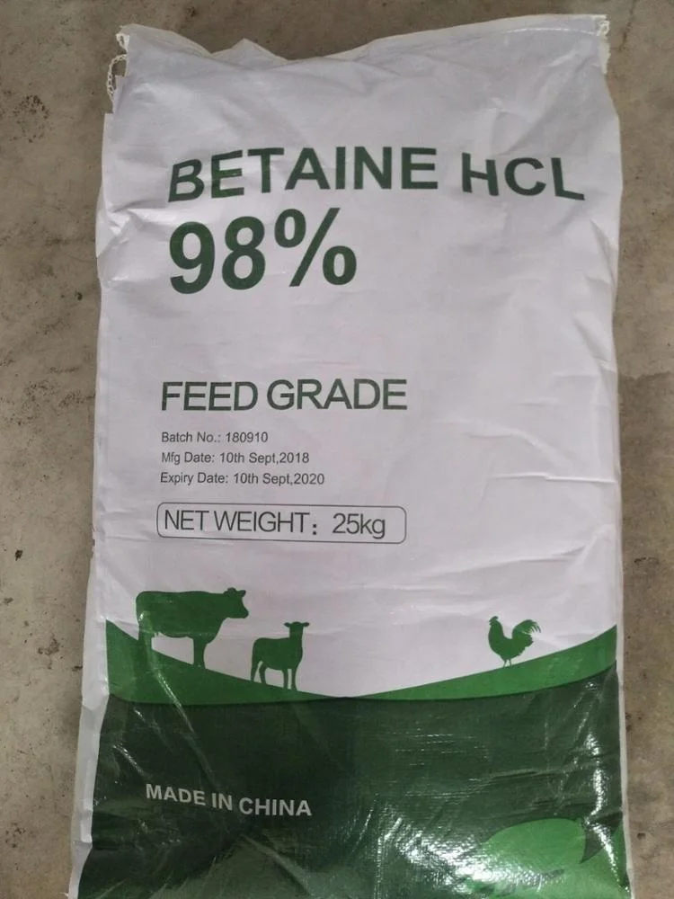 Кормовая добавка для животных, бетаин hcl, формирование корма для птицы, Усилитель роста животных, Активатор роста для рыбы, птицы и домашнего скота