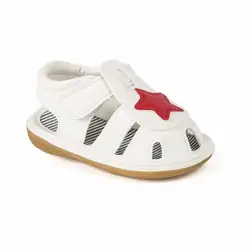 Star Infant Soft Rubber Non Slip Sole Sound Toddler Musical Squeaky Baby Sandals Shoes