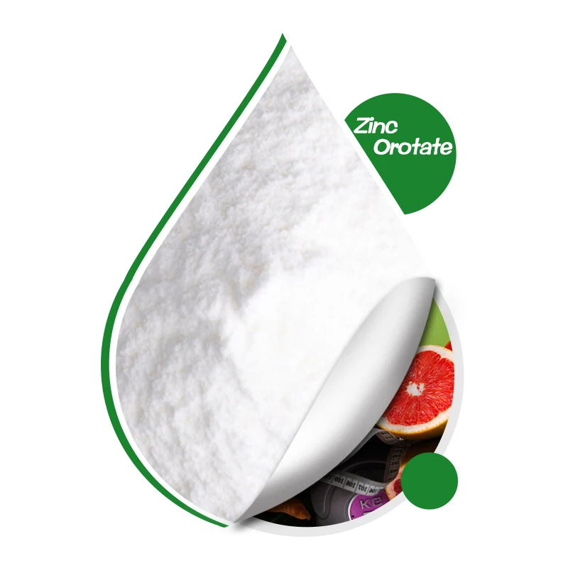 Free Sample CAS 68399-76-8 Zinc Orotate White Powder Factory Direct Supply Zinc Orotate Food Supplements