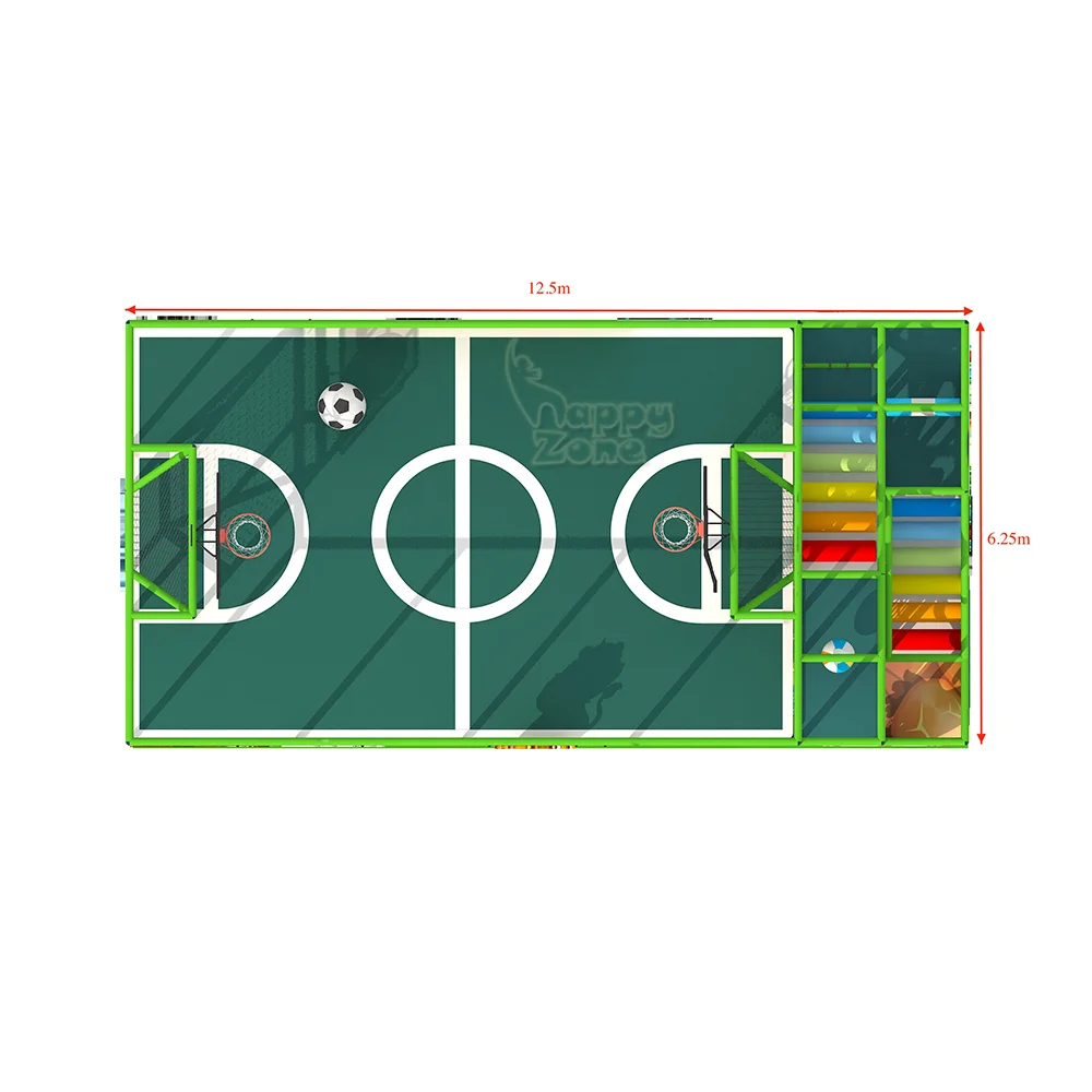 Indoor Kids Mini Playground Equipment Kids Soft Play Area , Soft Kids Ninja,  Jungle Gym with Fun Maze for sale 78sqm