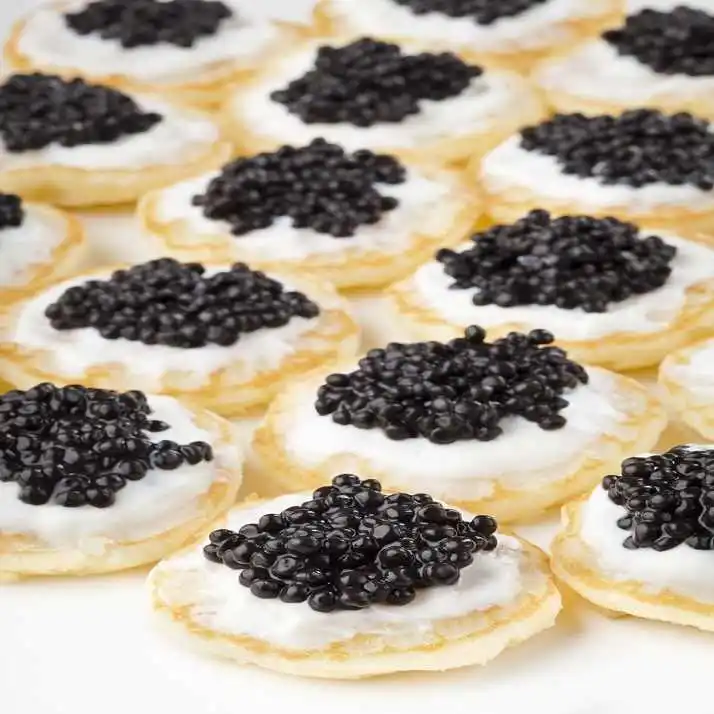 Factory Sale 55G Glass Jar Smoked Herring Pearls Preserved Creamy And Fishy Chilled Herring Pearls For Salads And Canapes