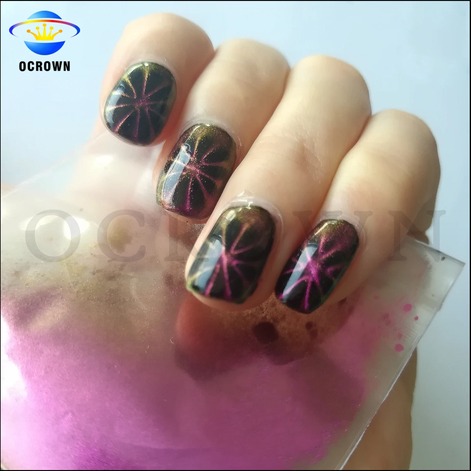 Chameleon Magnetic Pearl Pigment Nail Polish Mica Pigment Powder