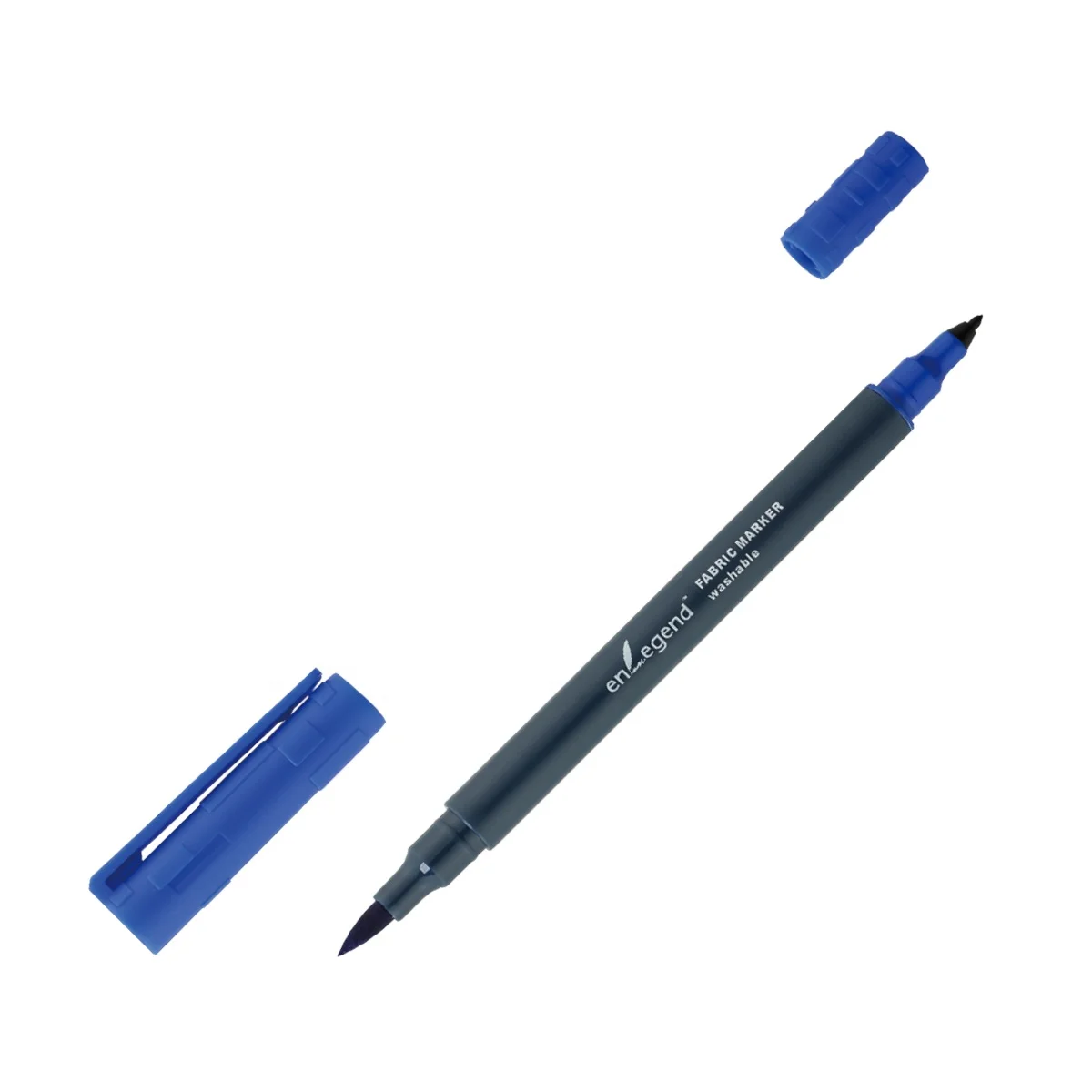 Unique Cap Design Water-Based Permanent Markers: Quality Dual Tip Fabric Pens Perfect for Office and School Use