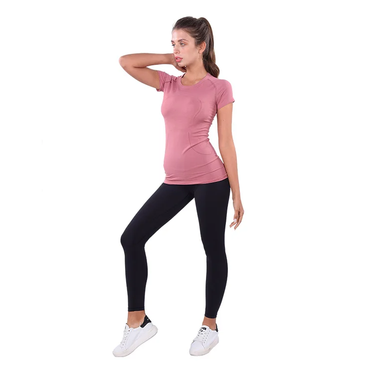 
Sportwear T-Shirt+ Pant Women Yoga Suit Sport Wear Fitness Set 