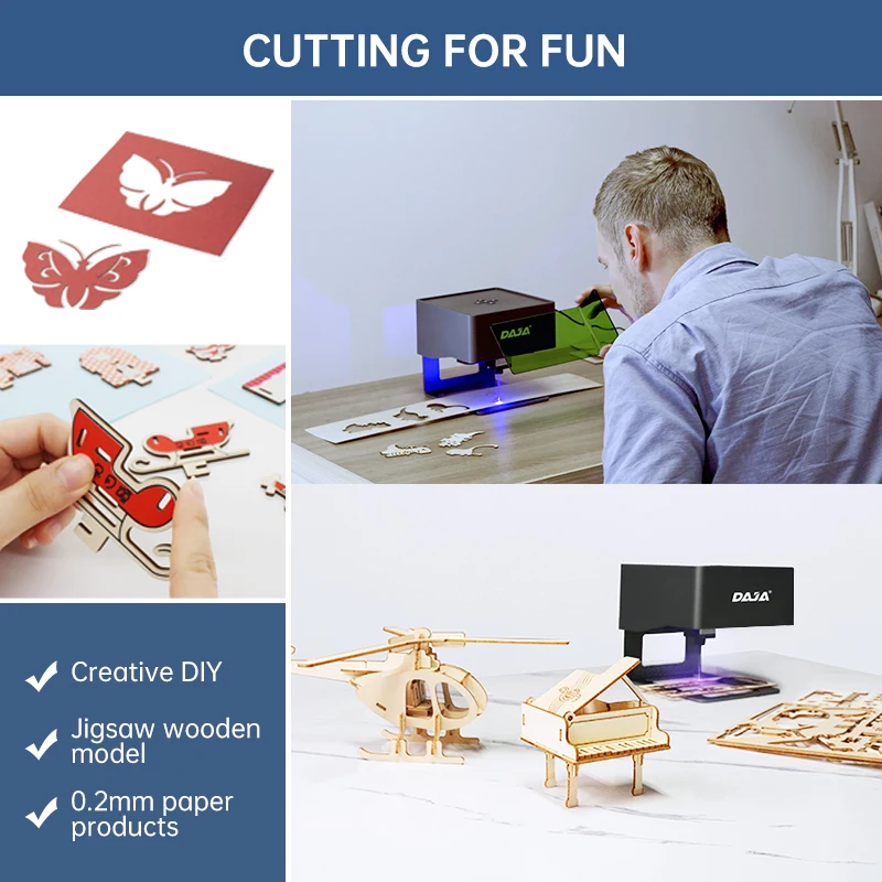 Mini Portable Wifi Connection Bank Lazer Printer For Metal Credit Card Engraver Wood Laser Engraving Machine