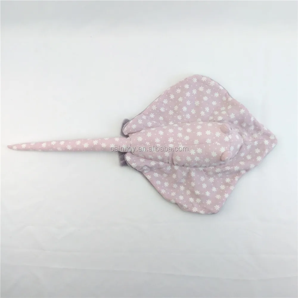 Manufacturer Custom Grey Ray Plush Toy Popular Skin-Friendly Kids Soft Stuffed Toy Lifelike Sea Animal Doll Plush Ray Toy