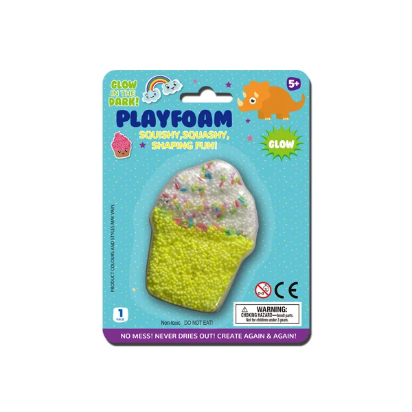 Novelty Colorful EPS Foam Beads Crystal Foam Putty Slime Toys Ice-cream Play Snow Foam For Kids