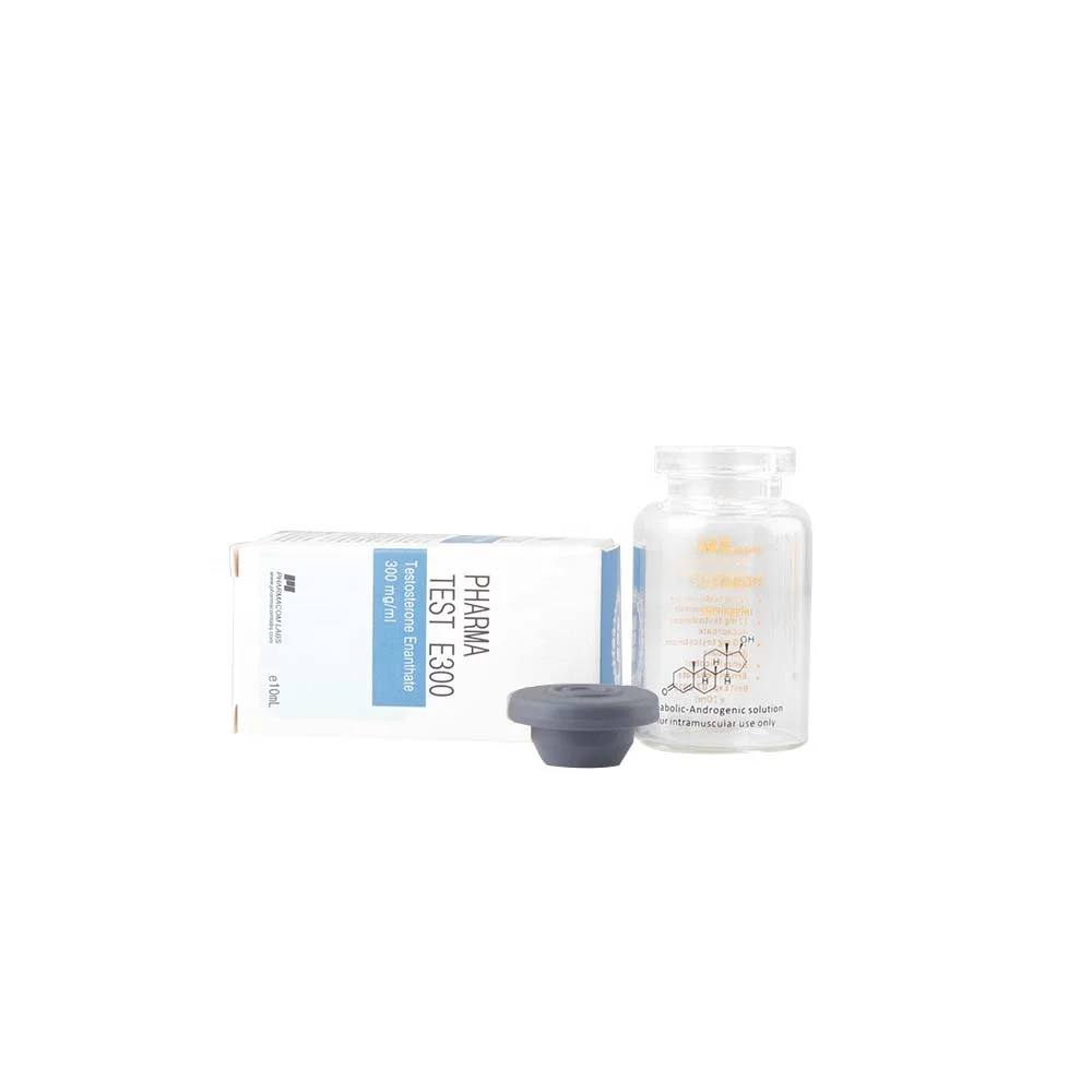 Custom Pharma Clear Empty Bottles Crimp Small 10ml Glass Vial For Injection With Small Paper Box