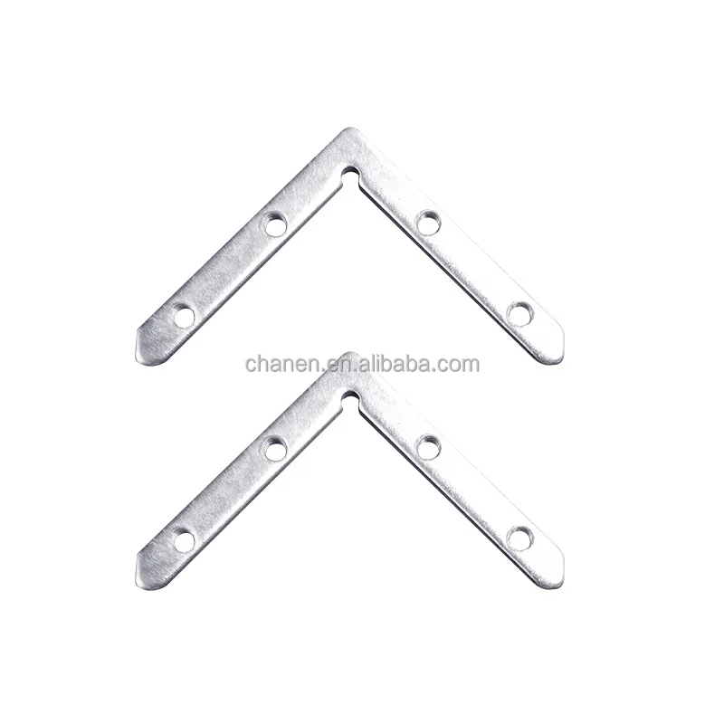 Customized Hardware Stamping Accessories coating hardware stamping parts metal fabrication L- bracket for support wood connector