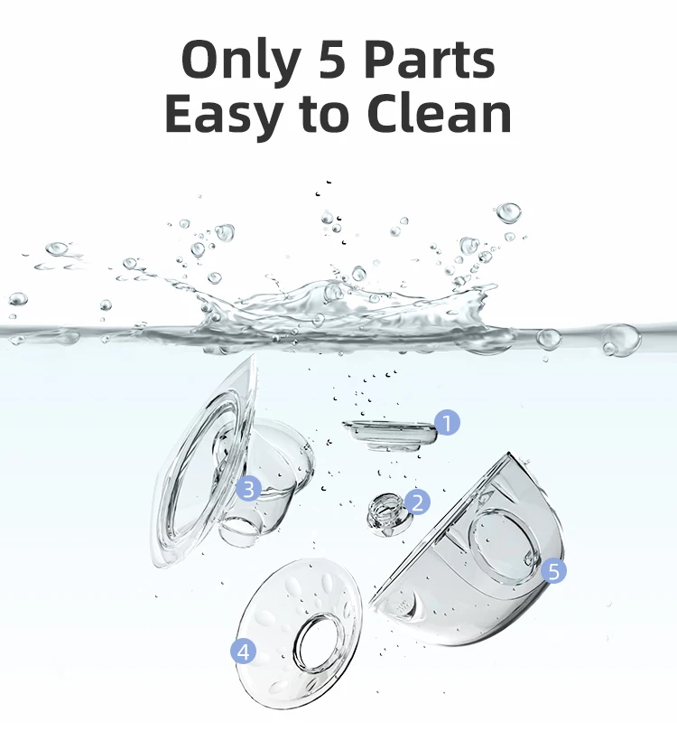 New design portable silicone smart silicone hospital grade electronic Lying Suction Breast Pump