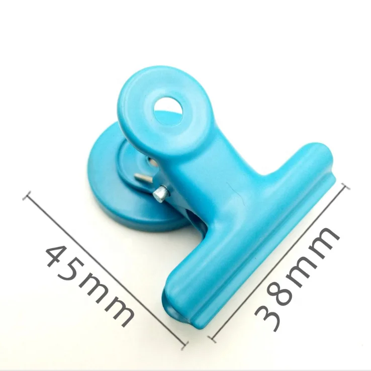 
Cheap Colored Plastic Magnet Clip Magnetic Clips Paper Holder 