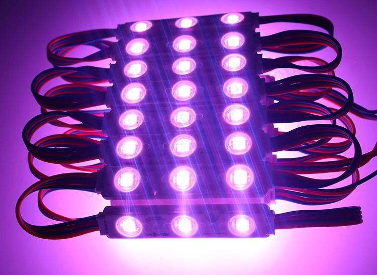 Размер 75*13*7 мм DC12v 3 шт. RGB светодиодный модуль света