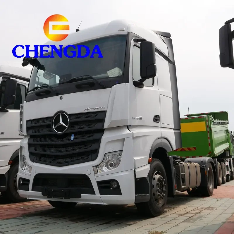 Second Hand Tractor Truck 6*4 Used Trailer Truck Head for Benz
