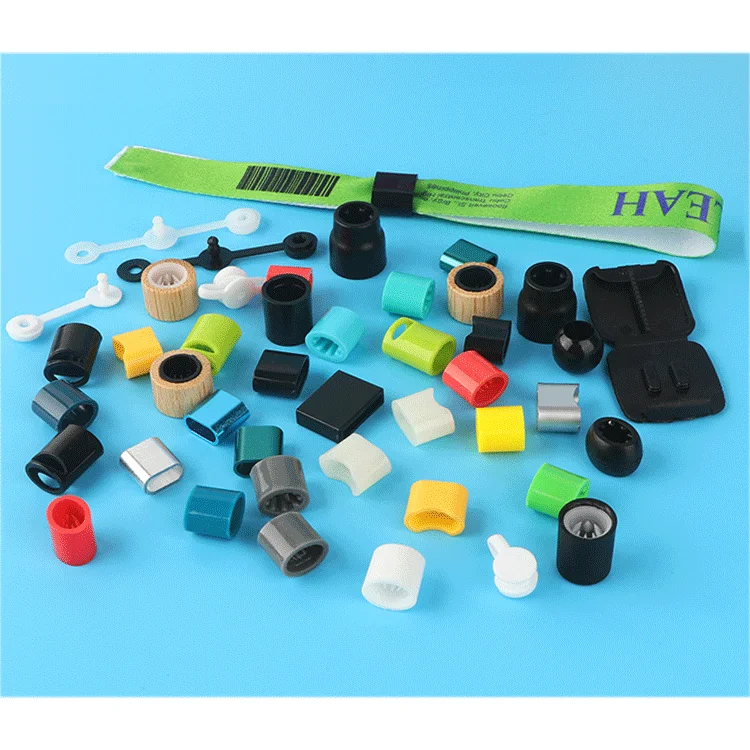 Custom Festival 2024 Colorful Wristbands Lock Slide Wristbands For Event Accessory Slide Lock for Party