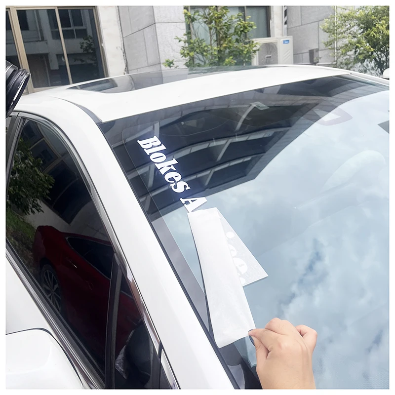 UV resistant Custom Logo Car Body Side Sticker Advertising Vinyl Window Decal Personal Design Car Decal Sticker For Promotion