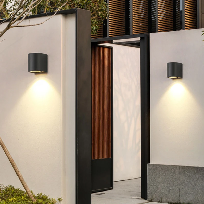 Wholesale Cheap Wall Lamp Outdoor Up And Down Motion Sensor Waterproof Wall Lamp