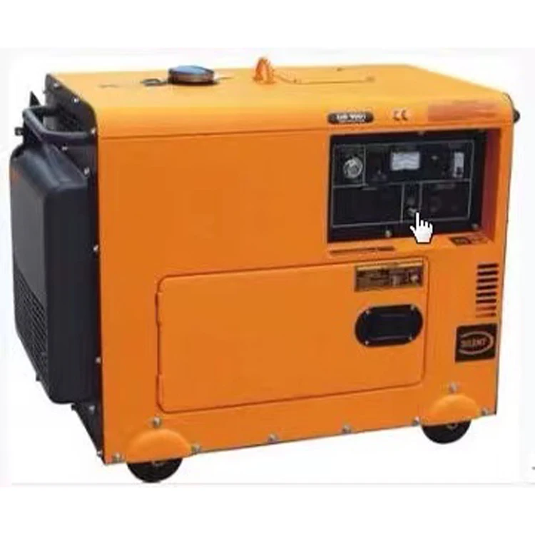 Electric start diesel generator 8kw 10kw wind chill sound diesel generator mobile three-phase gasoline generator