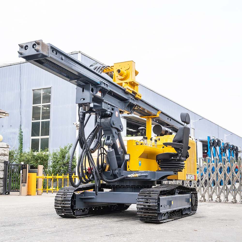 Hengwang Crawler Photovoltaic Solar Piling Ramming Machine Pile Driver for h Shape