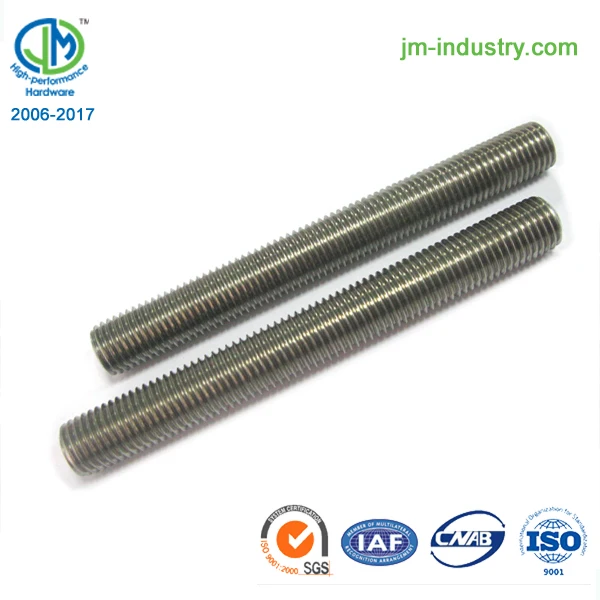 40mm ss316 thread rod stainless steel