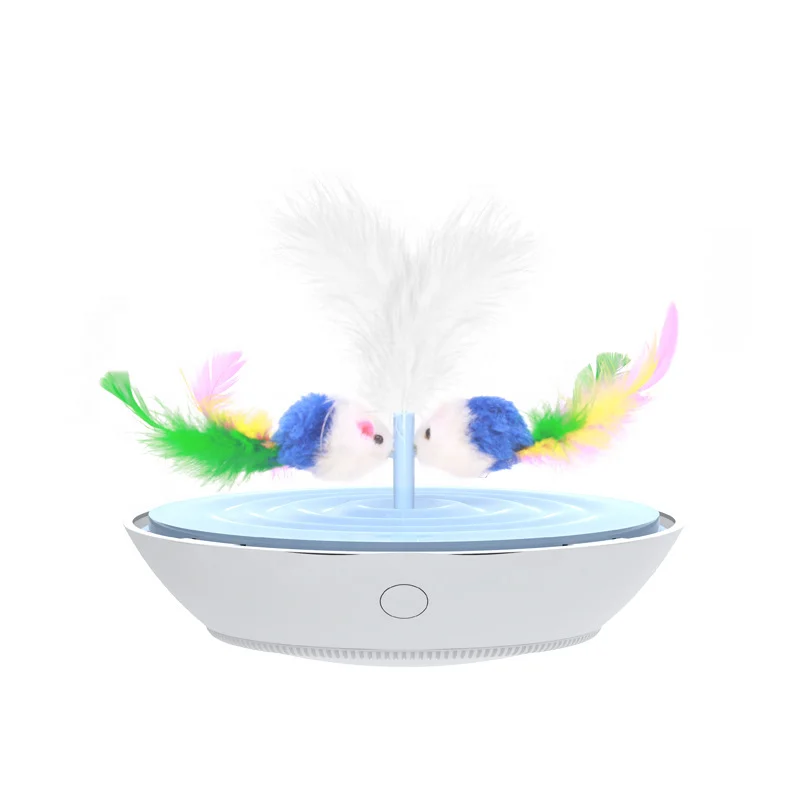 amazon tiktok hot selling Smart cat teaser toy Interactive cat feather teaser Smart cat toys teaser