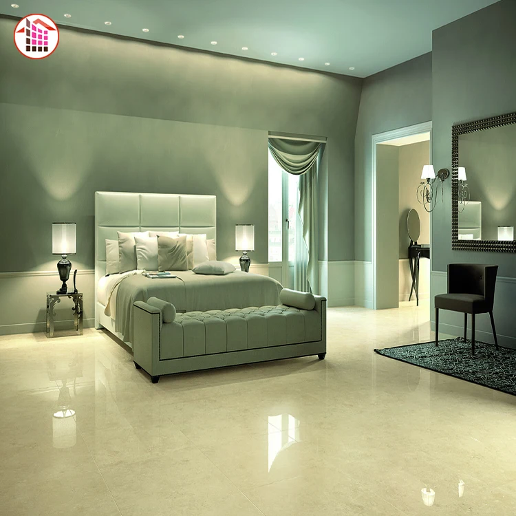 Italian Crema Marfil 24x24 Marble Tiles Stone For Floor