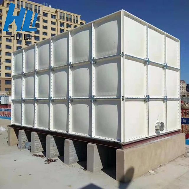 Hot Sale Custom GRP FRP SMC Fiber Glass Rectangular Large Irrigation Rain Water Tank Cheap Price 1000 5000 30000 Liter in Uae