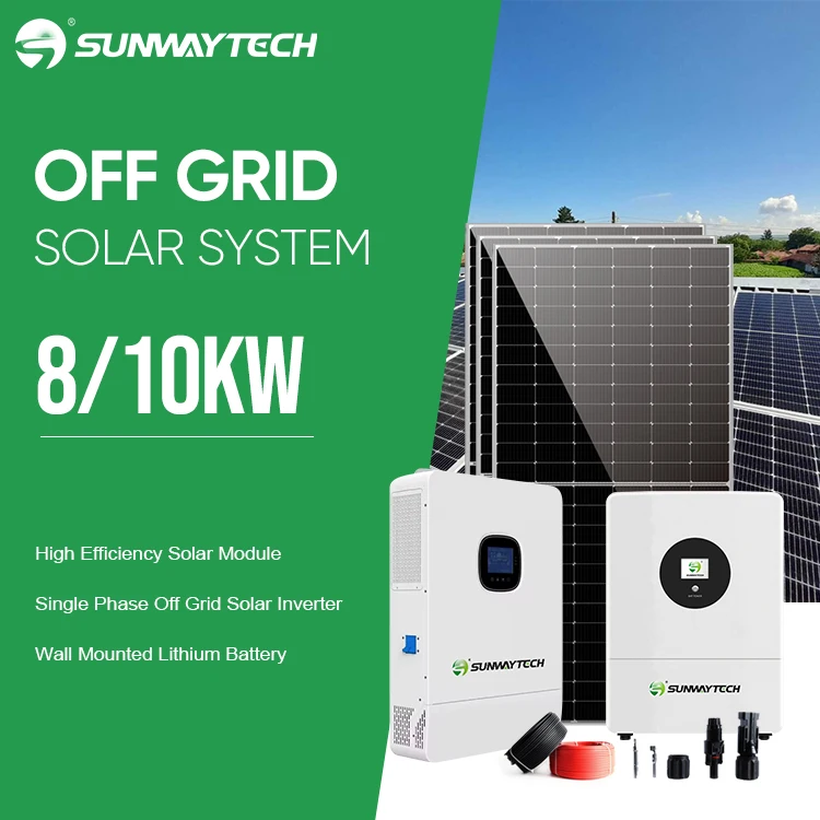 5kw 8000w 10kw 15 kw 20kw on complete solar system hybrid off grid set kit power plants manufactures