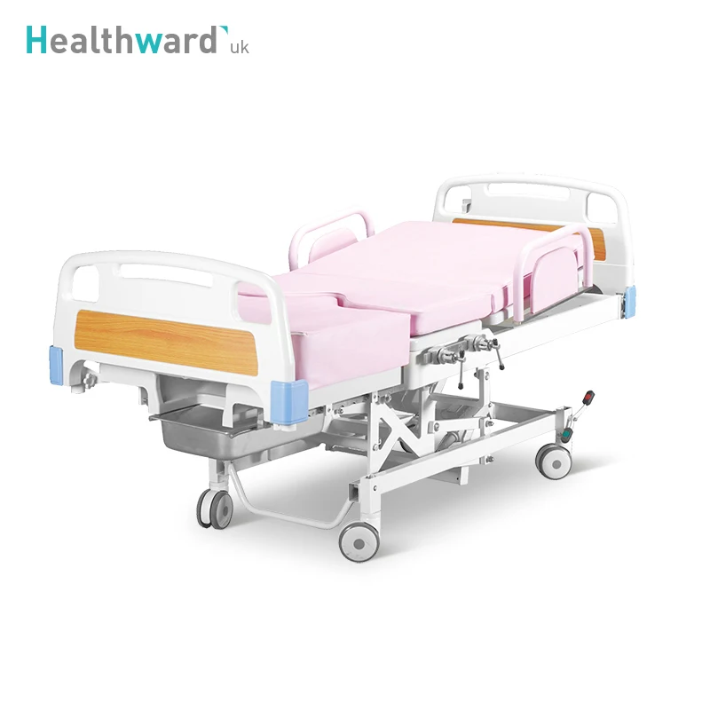 A98-3 Healthward Factory Movable Multifunction Adjustable Hospital Medical Gynecology Electric Obstetric Delivery Table