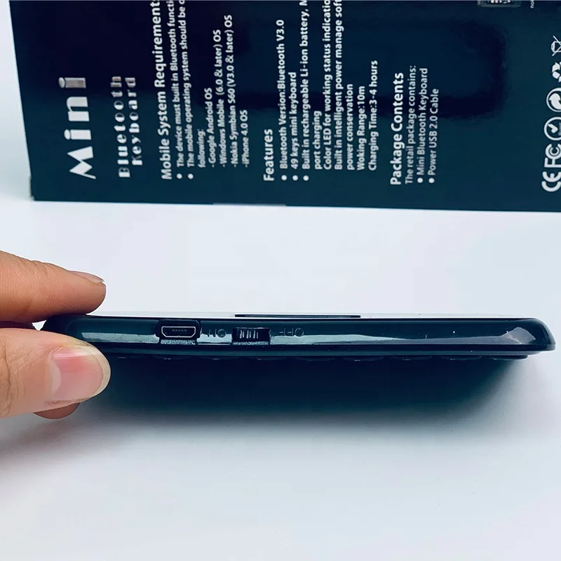 100% Original Brand New Mini Gaming Keyboard Wired Black Keyboard For Cell Phone