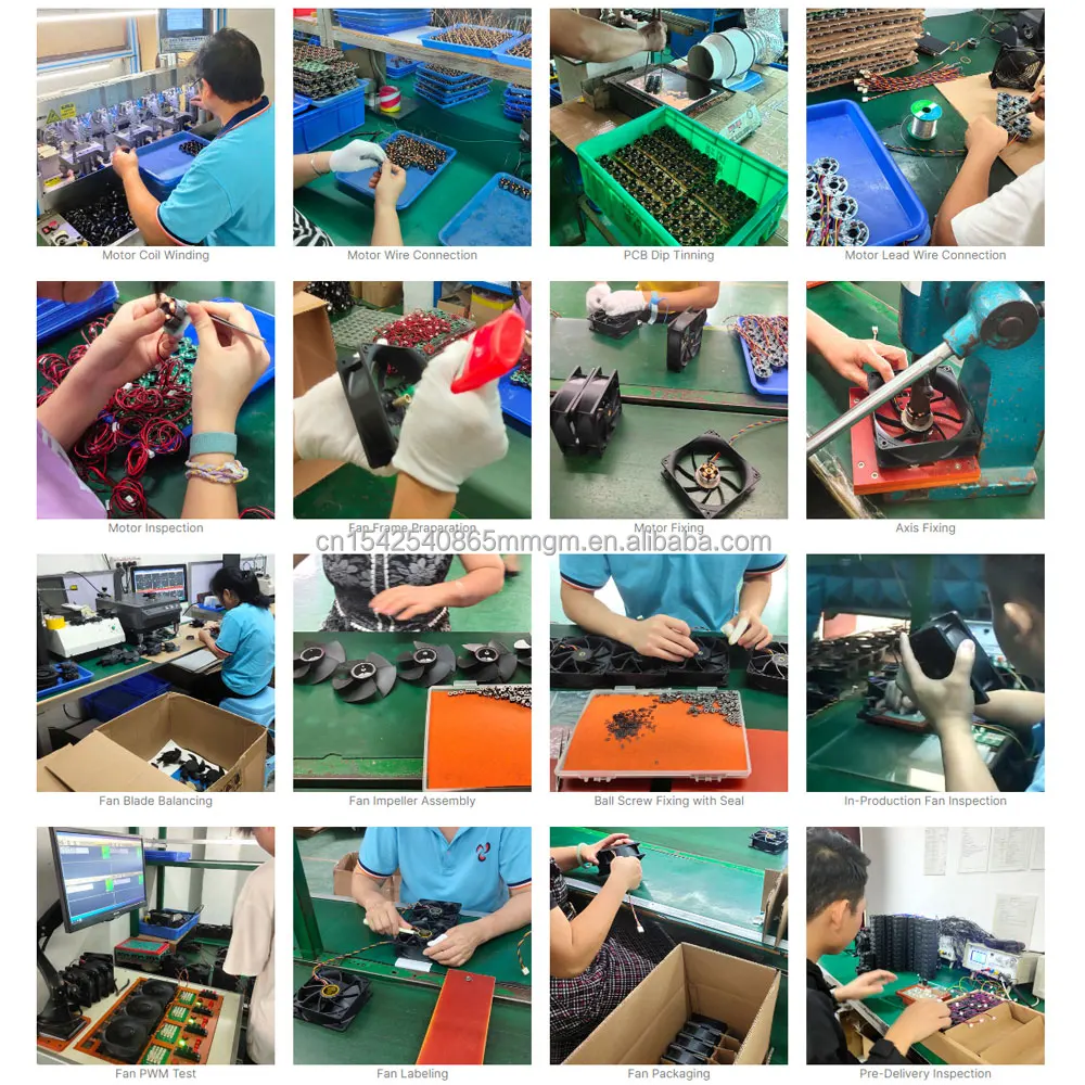 150m 230V High Static Pressure Fans EC Axial Flow Fans 150x150x50mm Distribution Cabinet Best AC DC Electric Fans