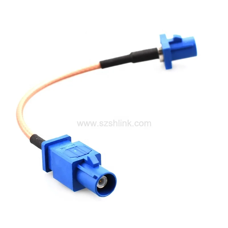 FAKRA male to RG316 to FAKRA male connector for cable assembly
