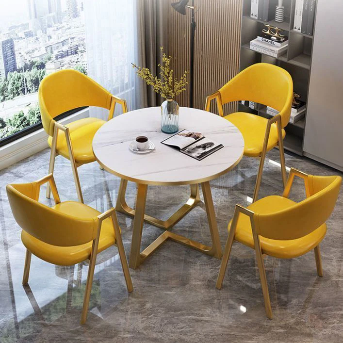 Cheaper nordic small modern wood dining table sets sintered stone 6 chairs hotel marble dining table and chairs set 4 furniture