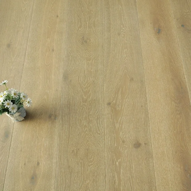 Non slip radon length white oak engineered parquet flooring for hotel