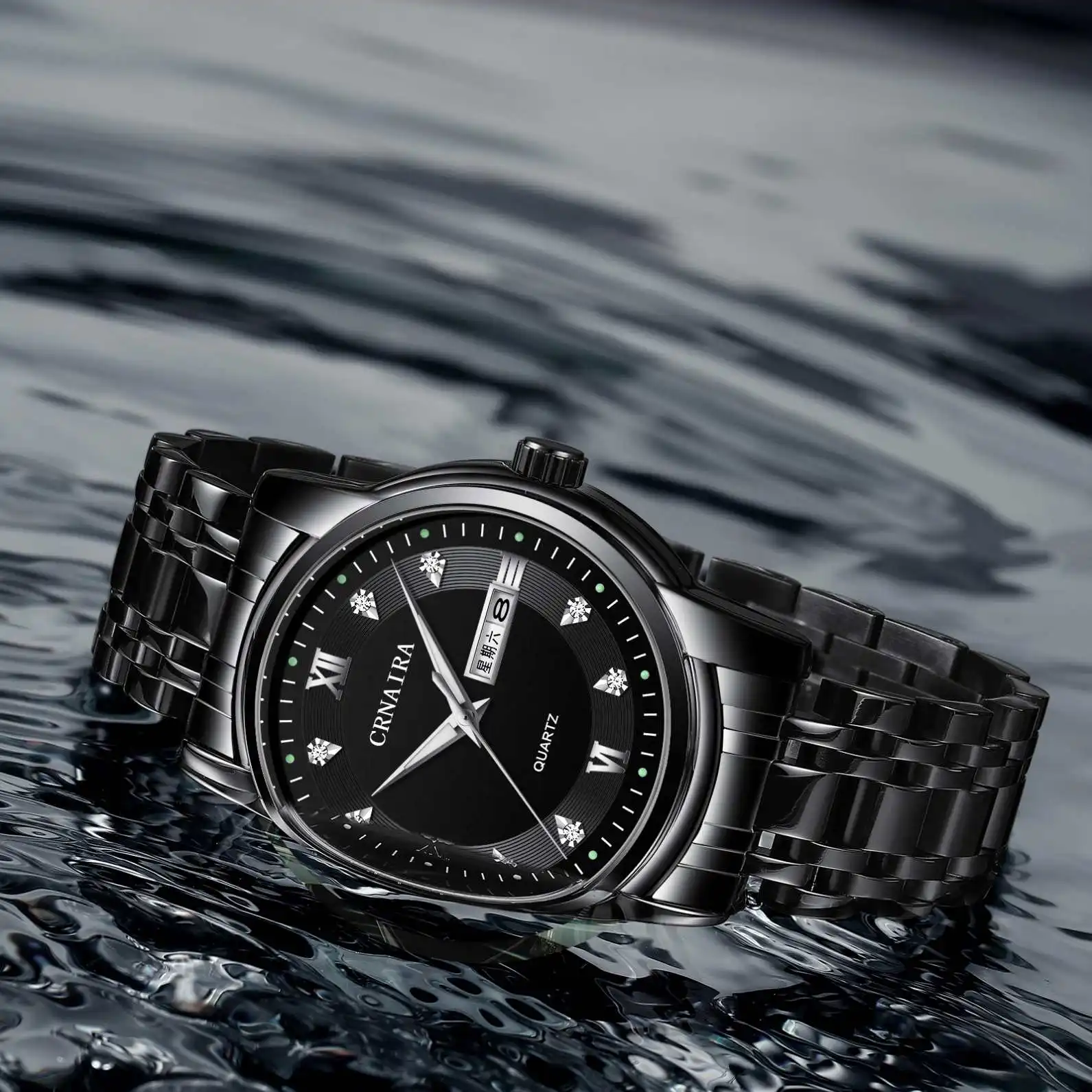 Wristwatches Hot Sale Men Wristwatches 3 ATM Water Resistant Water Wholesale Quartz Watch Made In China Price CRNAIRA C868