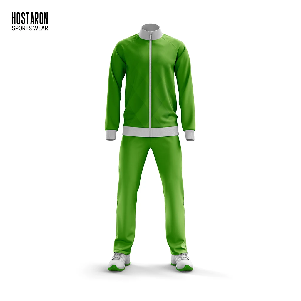 HOSTARON Soccer Tracksuit Training Men Jogging Suits Plain Tracksuit Football Club Tracksuit Set Sew Custom Logo Mens Jackets