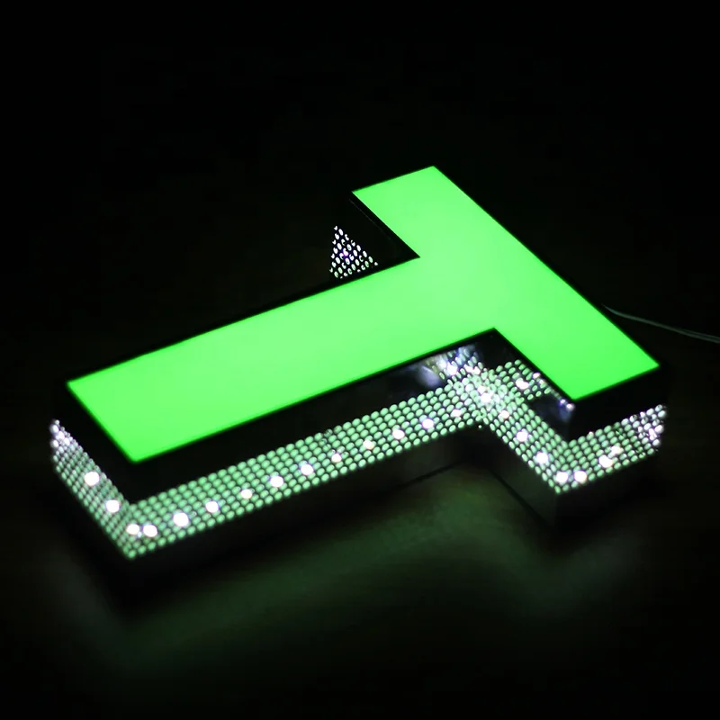 Kexian 3d Acrylic Signs Business Logo Beauty Salon Nail Shop Company Name Sign LED Lighted Channel Letter