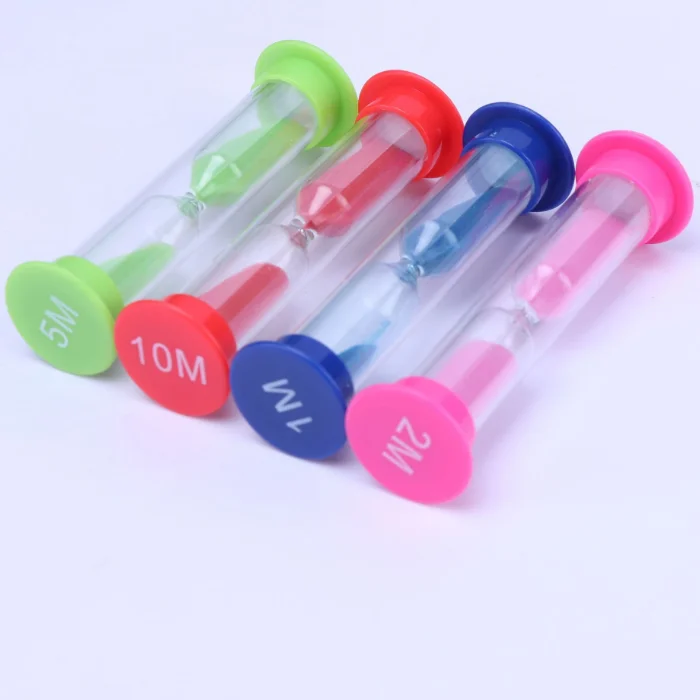 Creative Gifts Kids Plastic Hourglass 30 seconds 1 2 3 4 5 minutes Colorful Sand timer Hourglass
