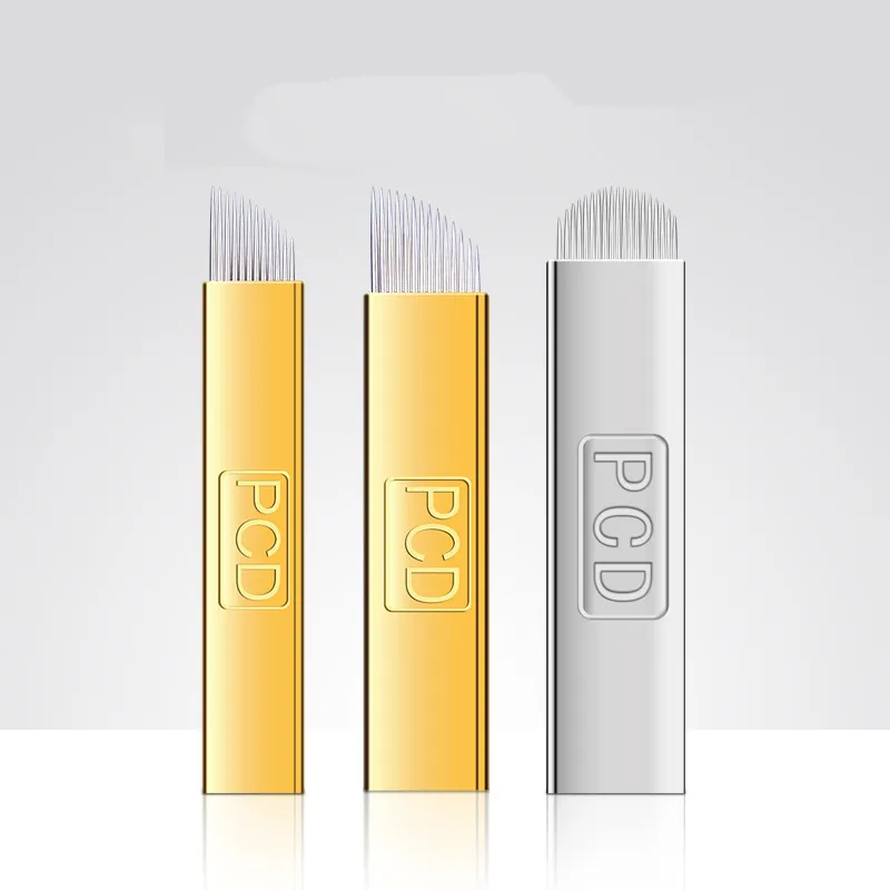 Chinese manufacturers sell PCD 12 14 19 tattoo needles for permanent makeup and eyebrow tattoo mini tattoo needles