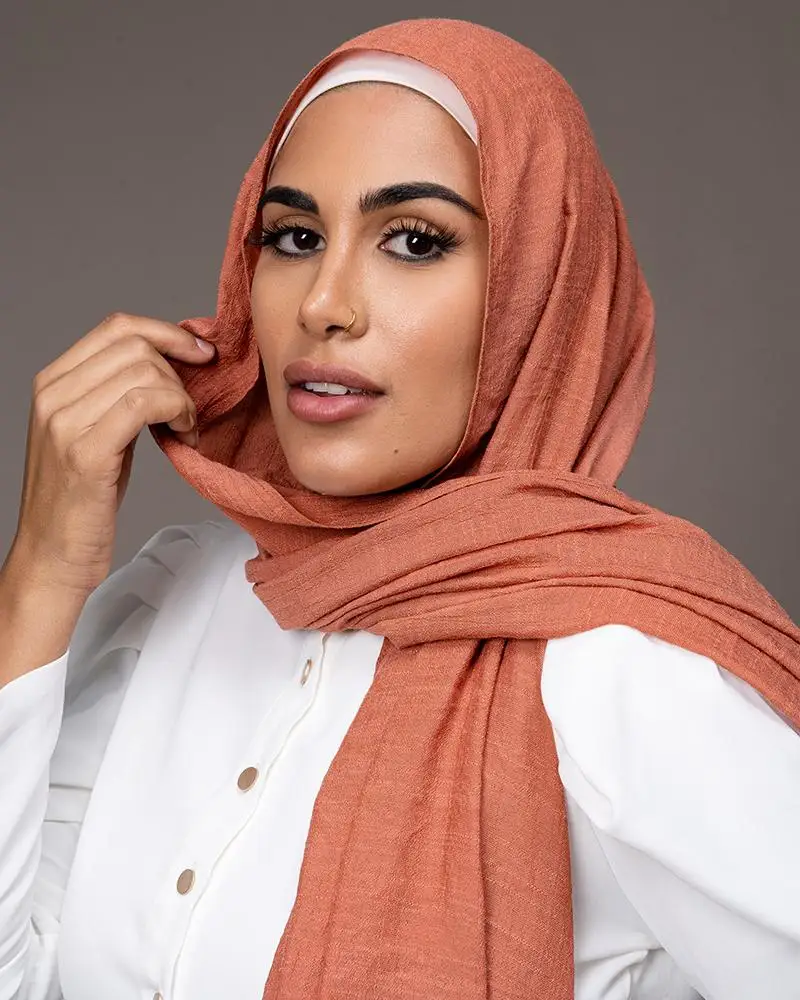 MOTIVE FORCE 2024 Custom Fashion High-quality Plain Dubai Arab UAE Woman Elegant Muslim Sport Hijab Hijab Muslim Muslim