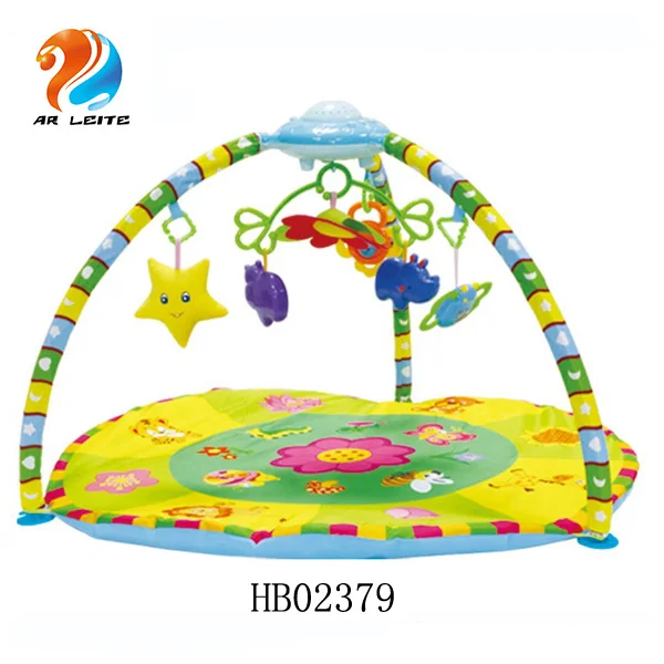 New Style Wholesale High Quality Children Projection Story Machine Baby Game Round  Crawling  Soft Babies Gym Play Mats