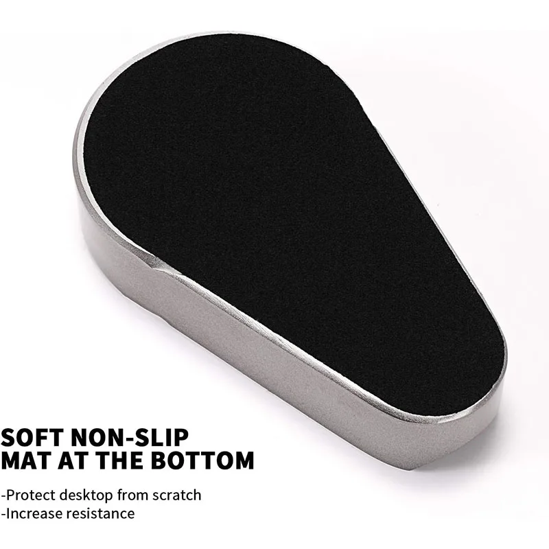 Silver Metal Cigar Ashtray Stainless Steel Unique Shape Cigar Travel Ashtray