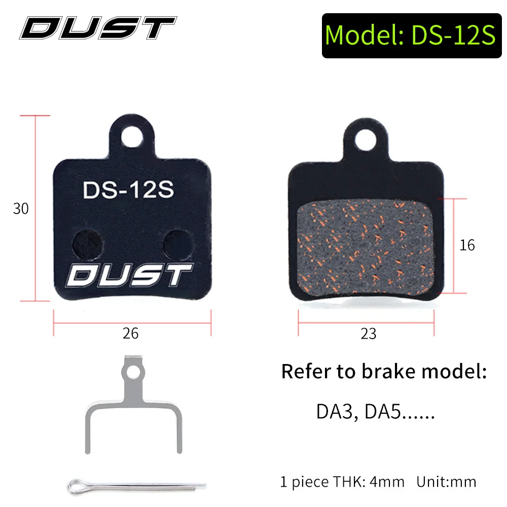 
bicycle brake pad bb5 bb7 bike hydraulic cycle disc brake pads semi-metallic bike brake pads 