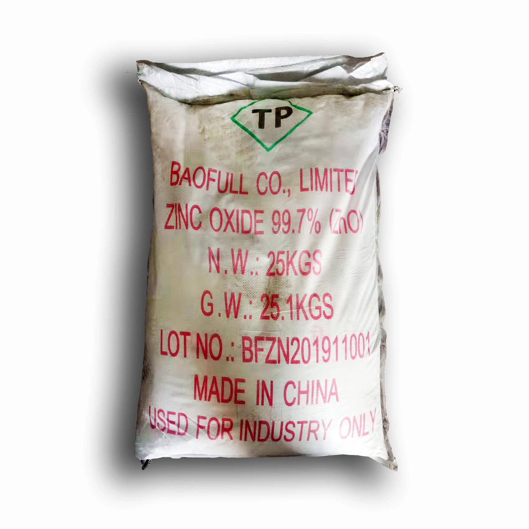 Offering zinc oxide 99.7% 99% 95% 90%