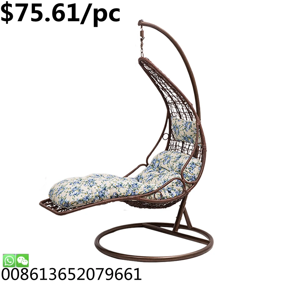 cheap price wicker rattan patio garden party event swing chair