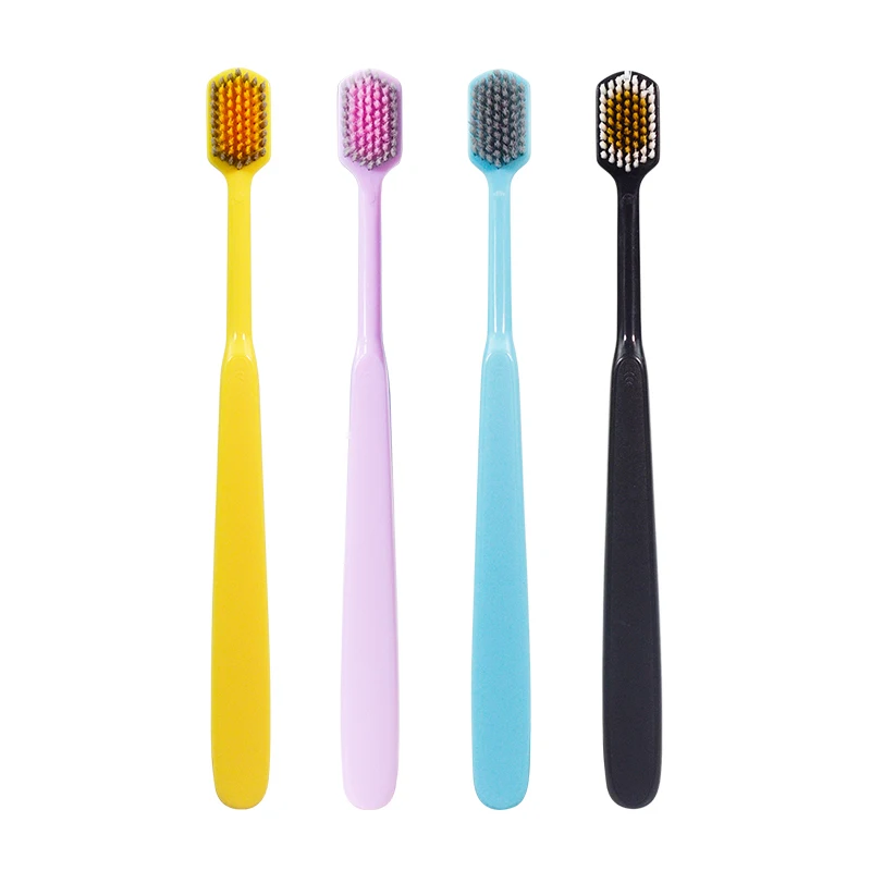 Wholesale Wide Head High Density Filaments Pp Handle Oem Adult Toothbrush