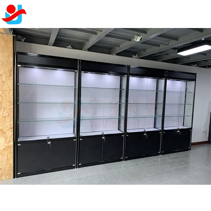 Priced medical glass display cabinet/optical shop display/wood showcase designs for medical store decoration