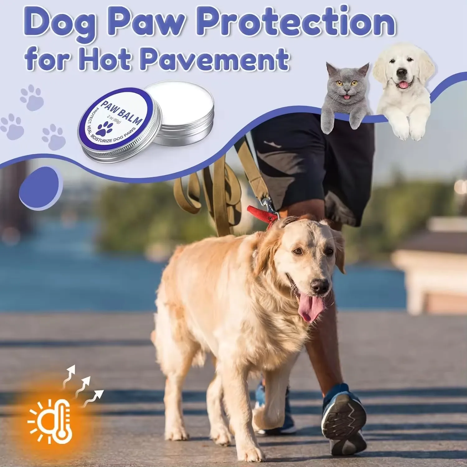 Pet Paw Balm Soothing Moisturizing Protection Repair Cracked Paws And Skin Nose Cat And Dog Foot Pad Cream